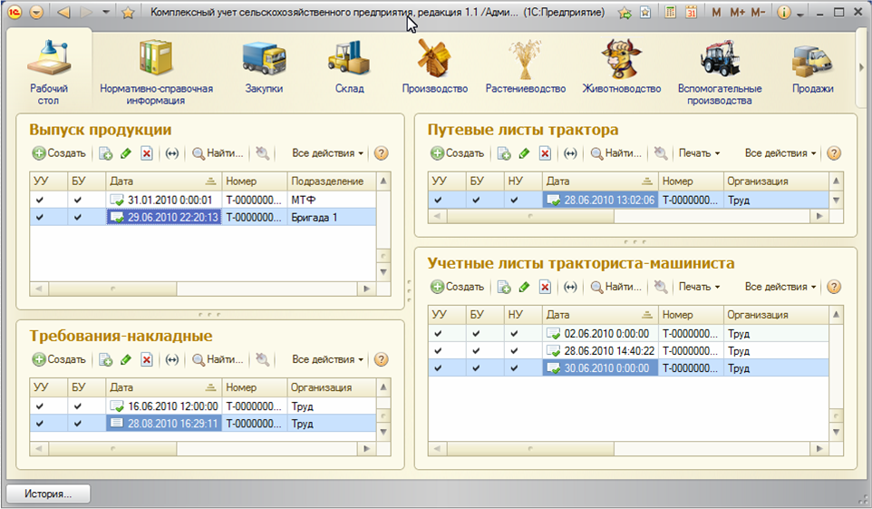 Ведение проектов 1с